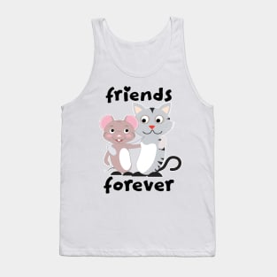 Friends Forever Cat & Mouse Tank Top